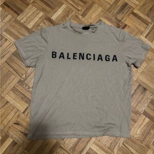 Balenciaga Beige Men's T-Shirt